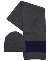 Polo Ralph Lauren Mens Beanie Scarf Gloves Gift Sets