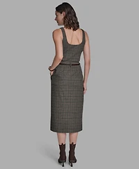 Bcbg Women's Belted Midi Skirt