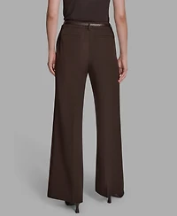 Bcbg Women's Pleated Wide Leg Pants
