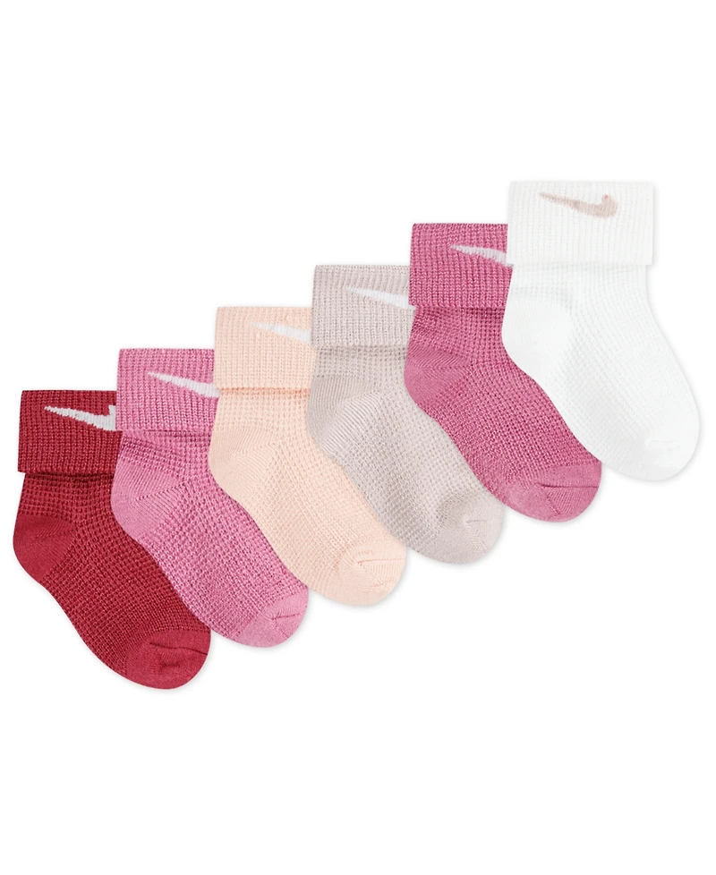 Nike Baby 6-Pack Waffle Knit Socks