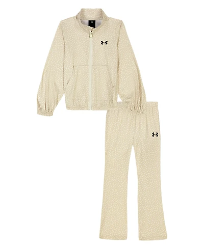 Under Armour Toddler and Little Girls 2-Piece Rival Aop Jacket Pants Set