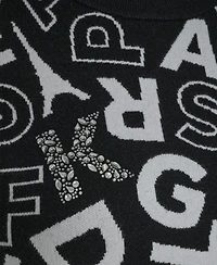 Karl Lagerfeld Paris Plus Scatter Letters Sweater