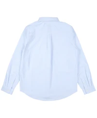 B By Brooks Brothers Big Boys Striped Woven Long Sleeve Oxford Shirt