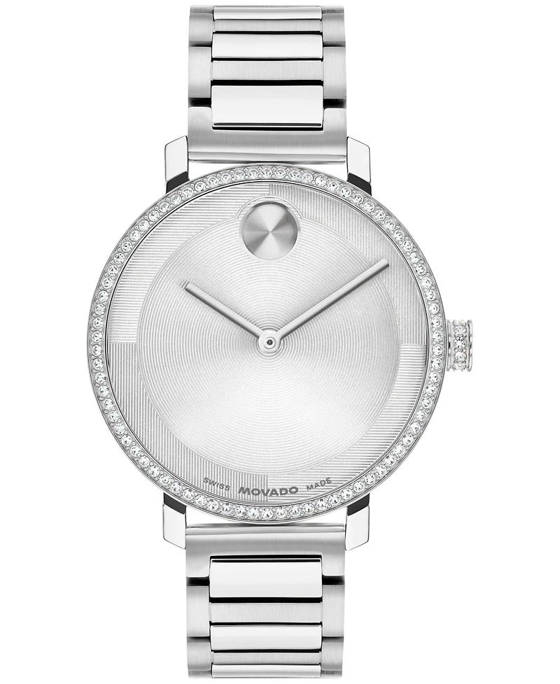 Movado Women's Bold Evolution 2.0 Swiss Quartz Stainless Steel Watch, 34mm