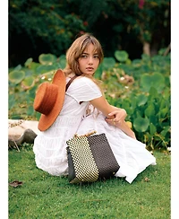 Brunna.Co Loli Jute Hat in Terracotta Brown