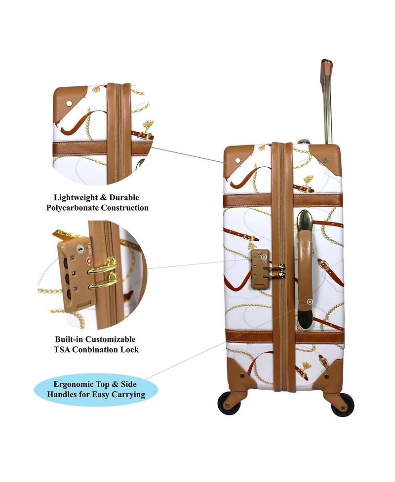 Chariot 20-Inch Hard side Carry-On Spinner Luggage