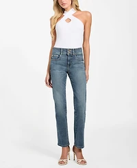 Guess Women's Shape-Up Straight Leg Jeans