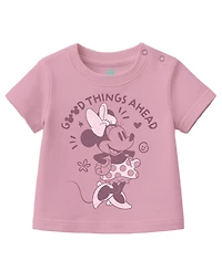 Disney Baby Girls 3-Piece Minnie Mouse Sweatshirt, T-Shirt and Pants Set