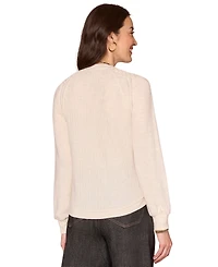 Democracy Women's Long Smocked Sleeve Top