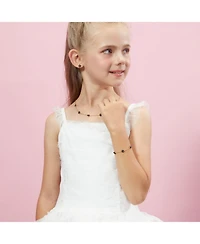 Anna Zuckerman Petit Daisy Black Bracelet