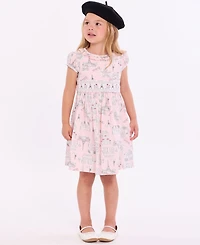 Bonnie Jean Toddler and Little Girls Paris Smocked Dress