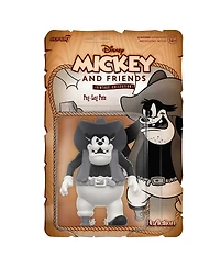Super7 Mickey Friends Peg Leg Pete Vintage Collection Reaction Figure
