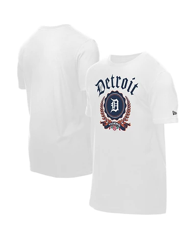 New Era Men's White Detroit Tigers Fleur Domestic T-Shirt