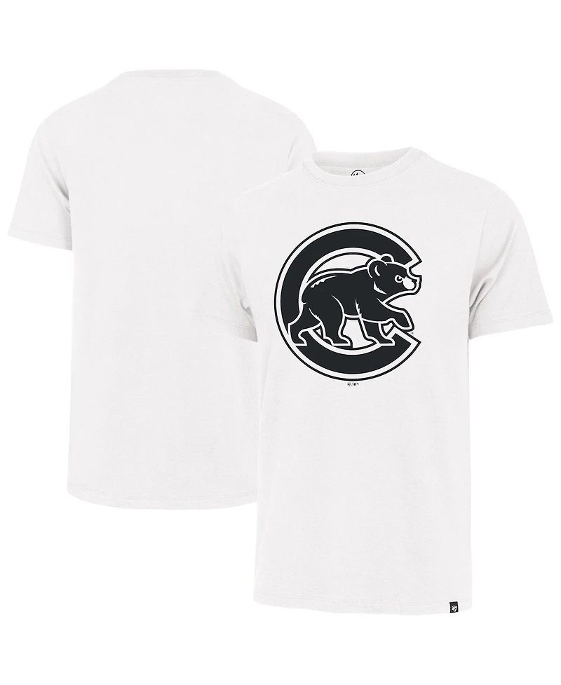 '47 Brand Men's White Chicago Cubs Imprint Franklin T-Shirt