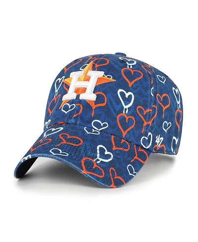 '47 Brand Big Girls Navy Houston Astros Mural Clean Up Adjustable Hat