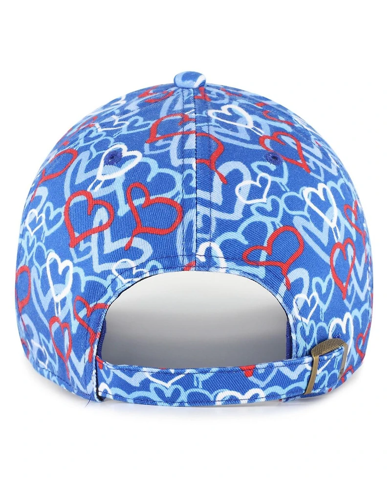 '47 Brand Girls Preschool Royal Buffalo Bills Mural Clean Up Adjustable Hat