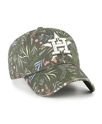 '47 Brand Women's Olive Houston Astros Moss Verbena Clean Up Adjustable Hat