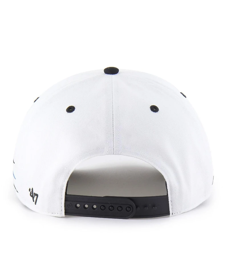 '47 Brand Men's White/Black Nascar Diamond Cut Hitch Adjustable Hat