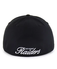 '47 Brand Men's Black Las Vegas Raiders Foundational Franchise Fitted Hat