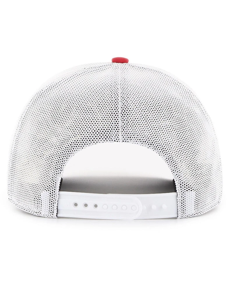 '47 Brand Men's Scarlet Rutgers Scarlet Knights Rangefinder Brrr Trucker Adjustable Hat