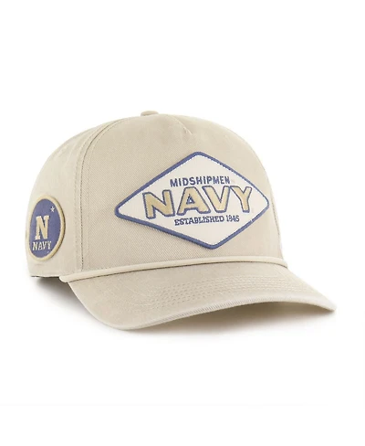 '47 Brand Men's and Women's Cream Navy Midshipmen Outdoorsmen Cairn Hitch Adjustable Hat