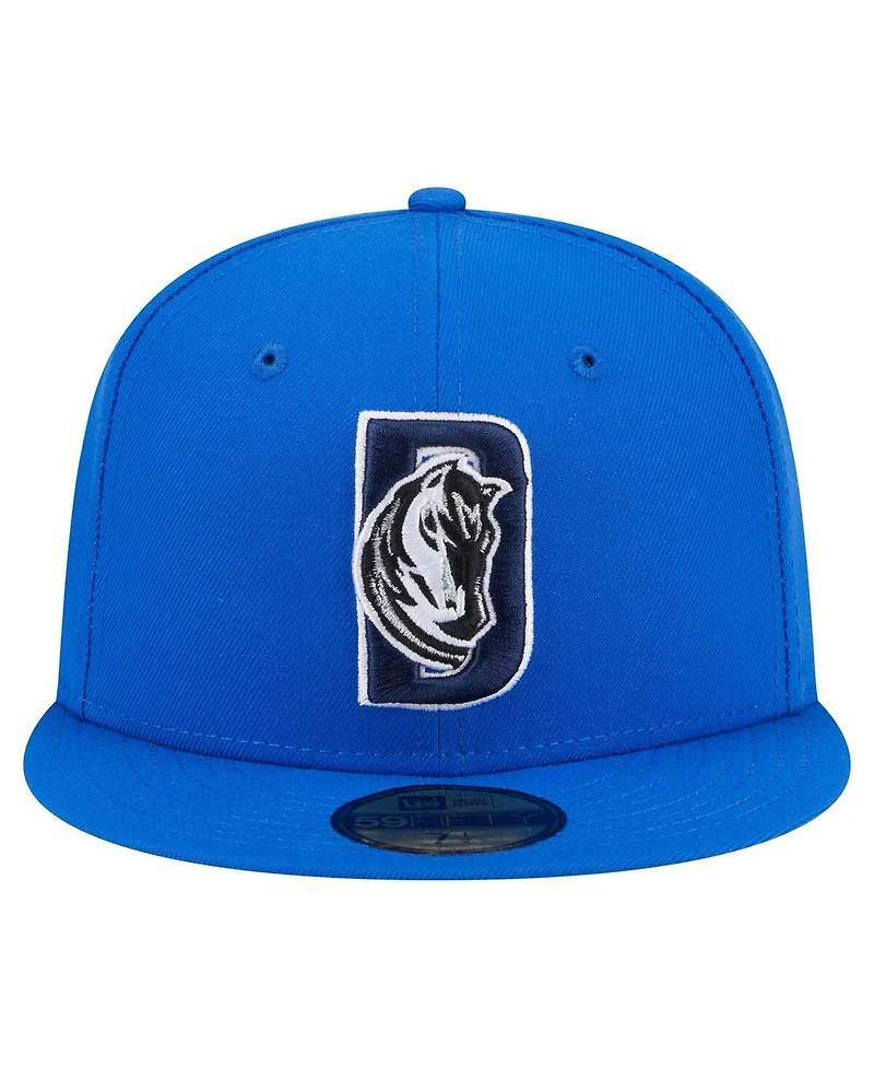New Era Men's Blue Dallas Mavericks Deceptor 59FIFTY Fitted Hat