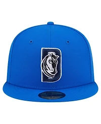 New Era Men's Blue Dallas Mavericks Deceptor 59FIFTY Fitted Hat