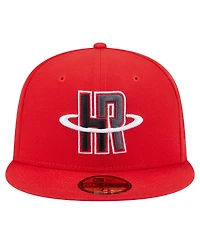 New Era Men's Red Houston Rockets Deceptor 59FIFTY Fitted Hat