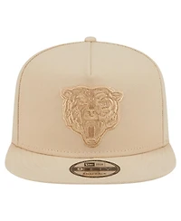 New Era Men's Light Beige Chicago Bears Color Pack A-Frame 9FIFTY Snapback Hat