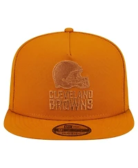 New Era Men's Brown Cleveland Browns Color Pack A-Frame 9FIFTY Snapback Hat