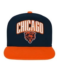 Outerstuff Big Boys and Girls Navy Chicago Bears Essentials Adjustable Hat