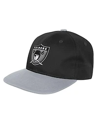 Outerstuff Big Boys and Girls Black Las Vegas Raiders True Retro Adjustable Hat