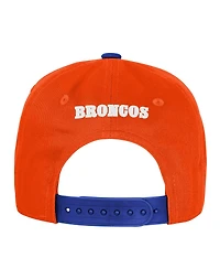 Outerstuff Big Boys and Girls Orange Denver Broncos True Retro Adjustable Hat