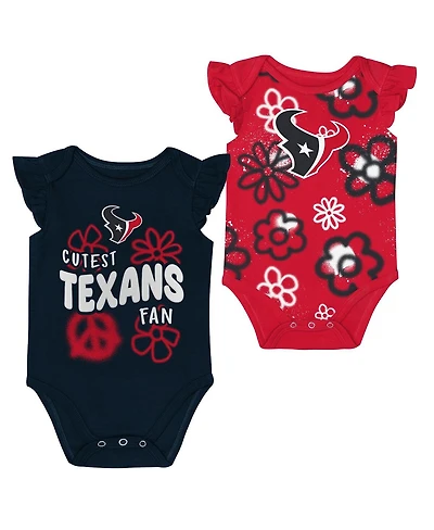 Outerstuff Baby Boys and Girls 2-Piece Houston Texans The Sunshine Bodysuit Set