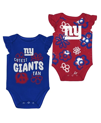 Outerstuff Baby Boys and Girls 2-Piece New York Giants The Sunshine Bodysuit Set