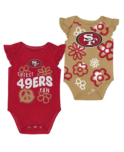 Outerstuff Baby Boys and Girls 2-Piece San Francisco 49ers The Sunshine Bodysuit Set