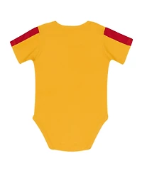 Outerstuff Baby Boys and Girls 3-Piece Red/Gold Kansas City Chiefs Double Down Creeper Pants Set