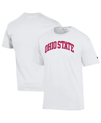 Champion Men's White Ohio State Buckeyes Basic Arch T-Shirt