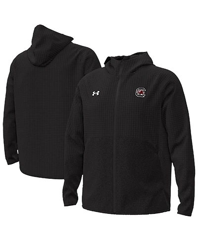 Under Armour Men's Black South Carolina Gamecocks Unstoppable Raglan Full-Zip Jacket