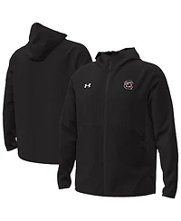 Under Armour Men's Black South Carolina Gamecocks Unstoppable Raglan Full-Zip Jacket