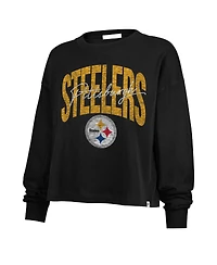 '47 Brand Women's Black Pittsburgh Steelers Muse Sydney Long Sleeve T-Shirt