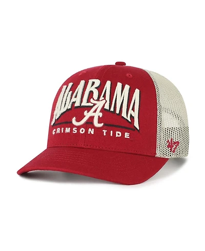 '47 Brand Men's Crimson Alabama Crimson Tide Arid Adjustable Trucker Hat