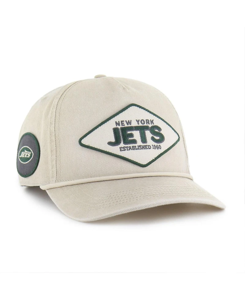 '47 Brand Men's Khaki New York Jets Cairn Hitch Adjustable Hat