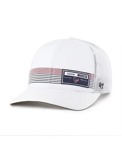 '47 Brand Men's White Houston Texans Rangefinder Trucker Adjustable Hat