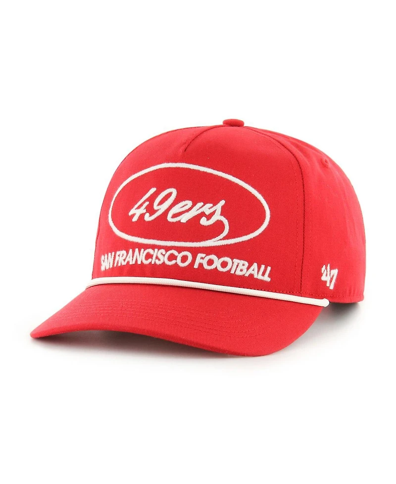 '47 Brand Men's Scarlet San Francisco 49ers Foundational Hitch Adjustable Hat