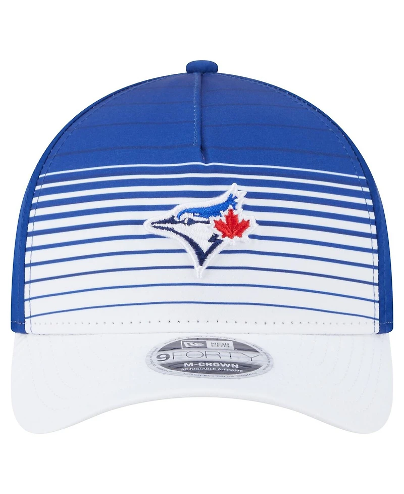 New Era Men's Royal Toronto Blue Jays Gradient 9FORTY M-Crown Adjustable Hat