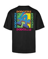 '47 Brand Men's Black Los Angeles Dodgers Sundale Foundation T-Shirt