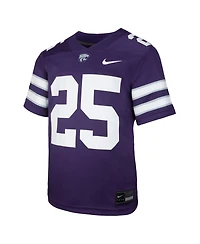 Nike Big Boys and Girls 25 Purple Kansas State Wildcats Untouchable Replica Game Jersey