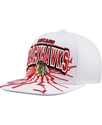 Mitchell & Ness Big Boys and Girls White Chicago Blackhawks After Shock Snapback Hat