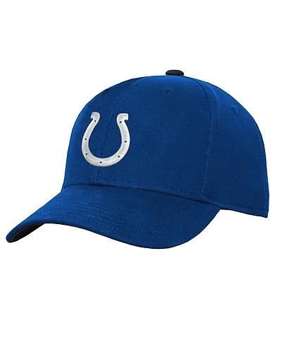 Outerstuff Big Boys and Girls Royal Indianapolis Colts Team Pre-Curved Adjustable Hat